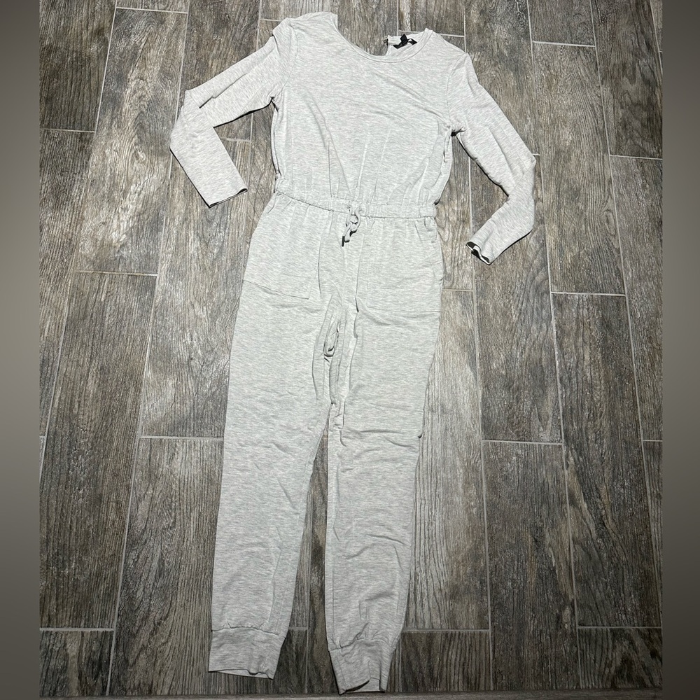 Banana Republic Heather Gray Jumpsuit